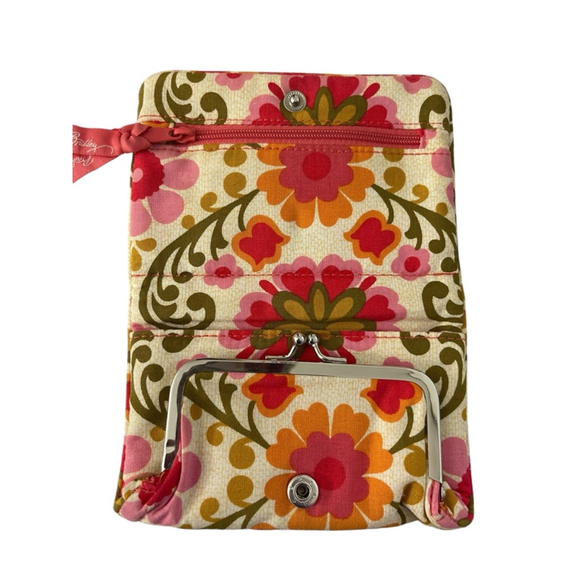 Vera Bradley Wallet Floral Pink Green - Picture 3 of 5